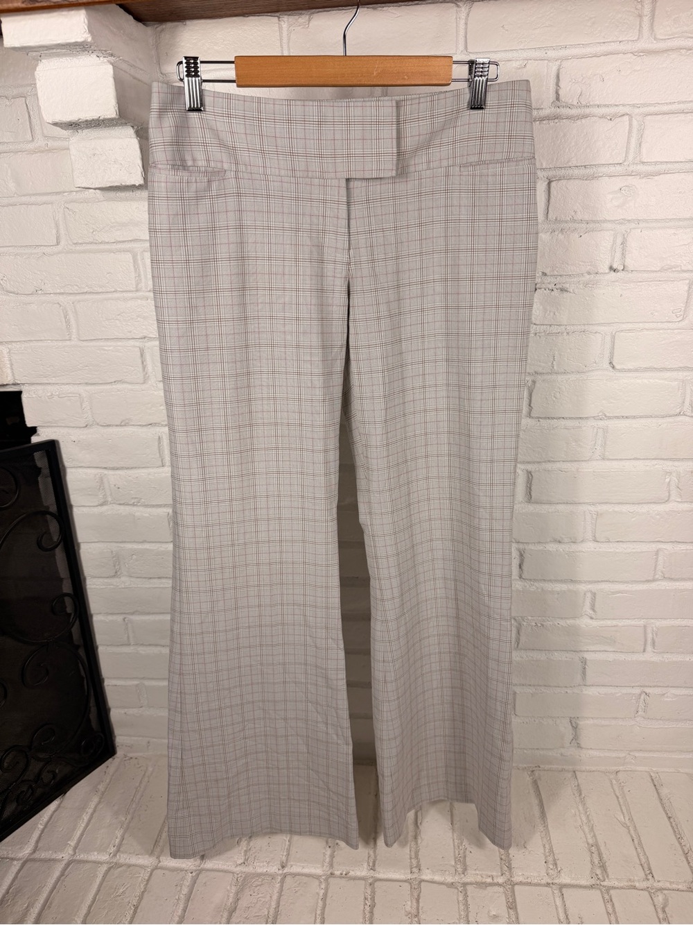 Y2K Express Design Studio Publicist Plaid Trouser Pants Womens Size 8